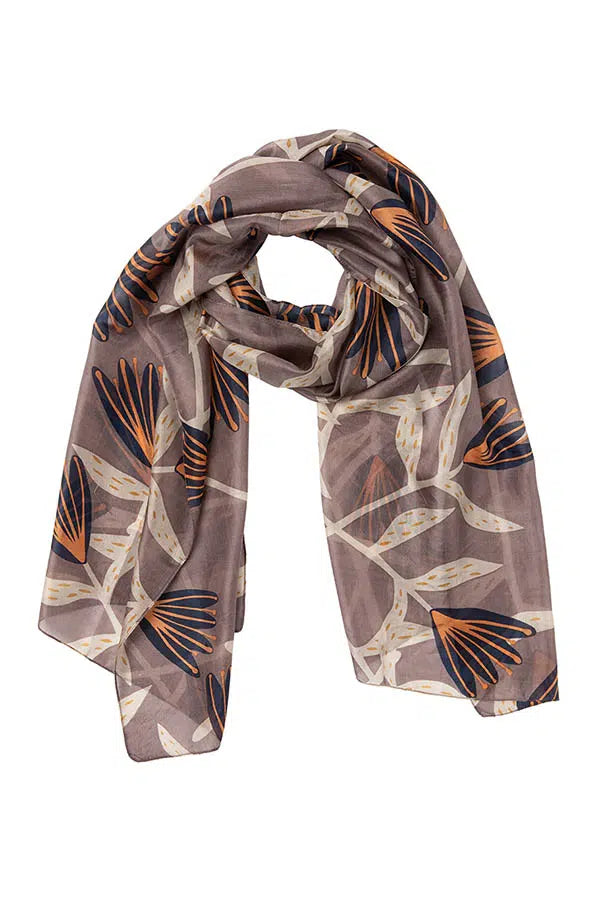 Flannel Flower Silk Scarf