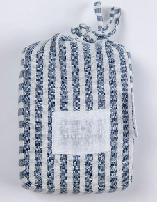 Salt Living Napkin Set- Indigo Stripe X4
