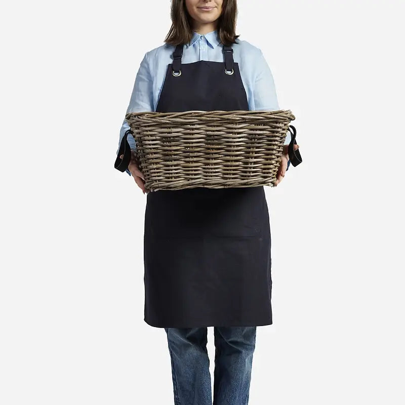 Metropole Tapered Leather and Kubu Basket