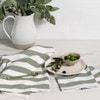 Napkin Olive Stripe Set/6