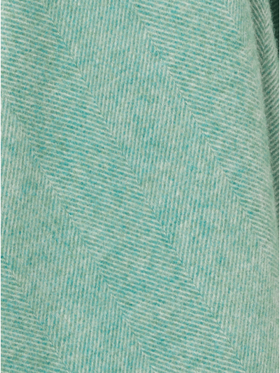 Herringbone Throw Aqua (Bronte by Moon)