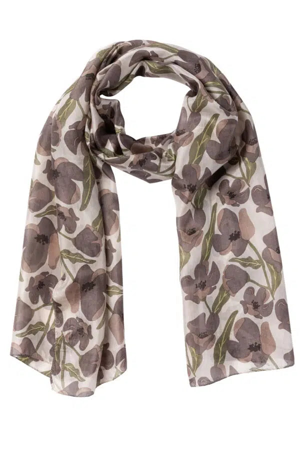 Poppy Silk Scarf