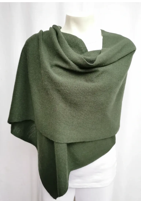 Cashmere Luxury Scarf - Pine Green