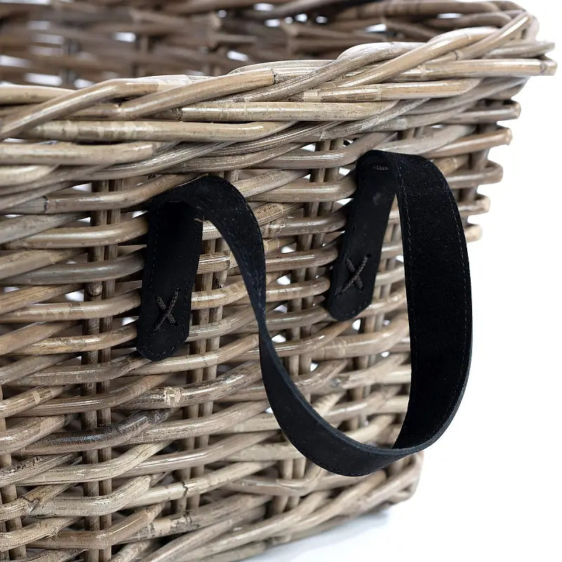 Metropole Tapered Leather and Kubu Basket