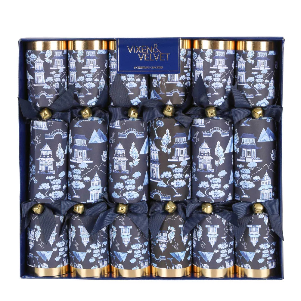 Christmas Bon Bon Chinoiserie Monkey Crackers (Pk 6)