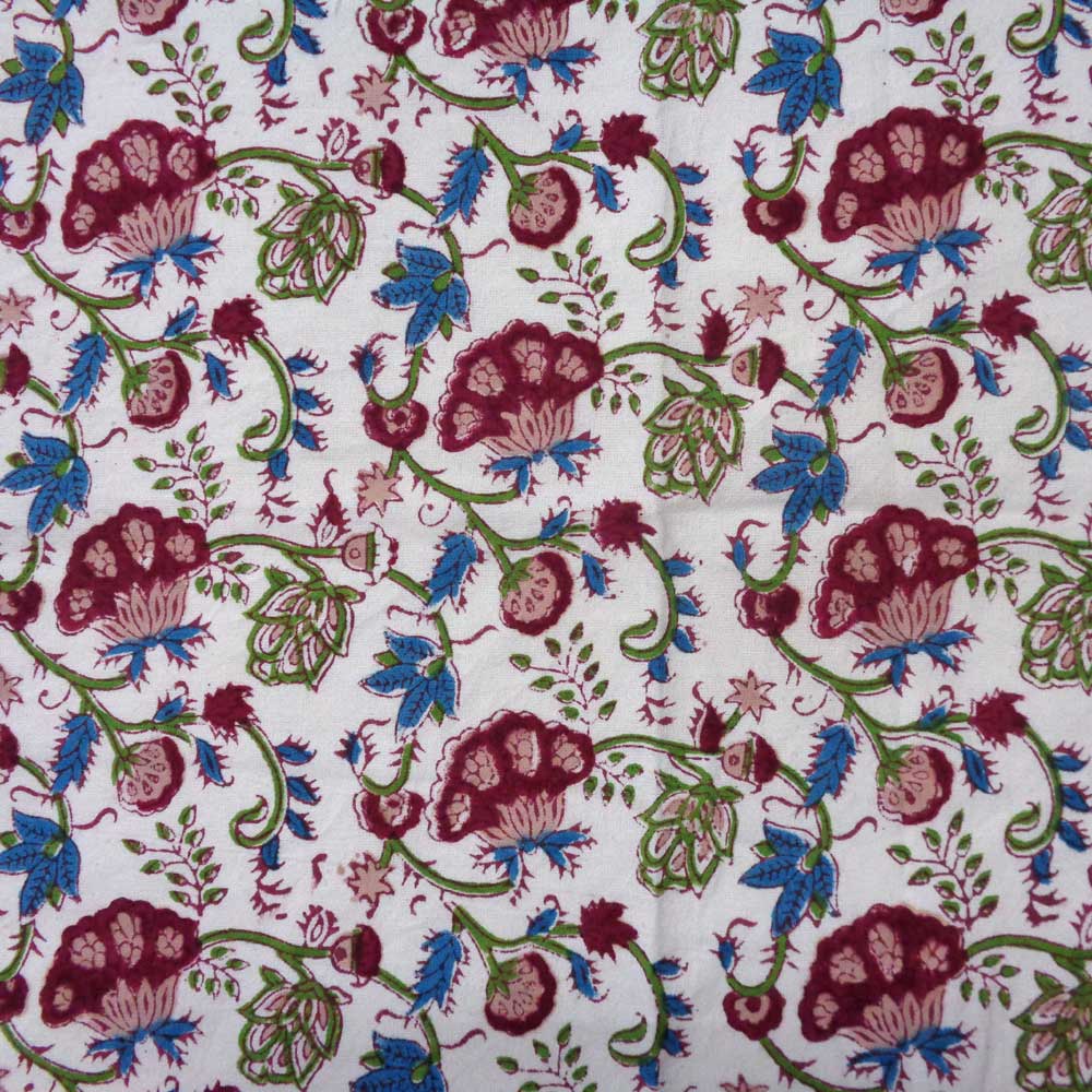 Hand Block Printed Cotton Napkin Genda Bale Set/4