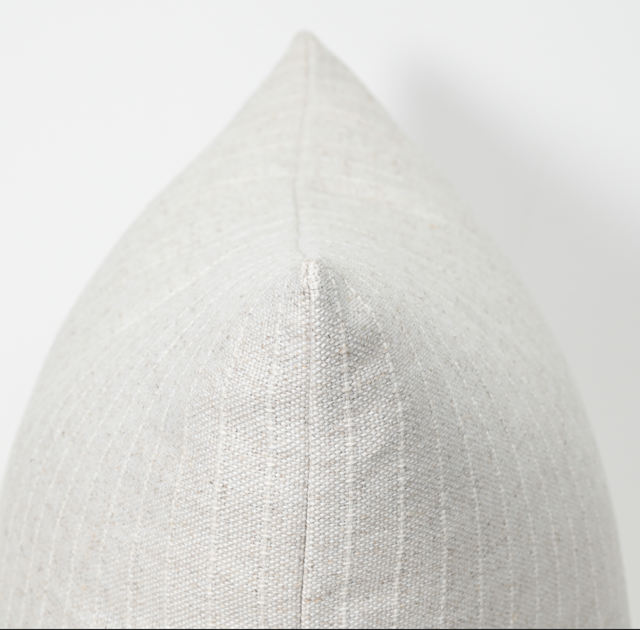 Cushion Textured Sandy Pinstripe Square