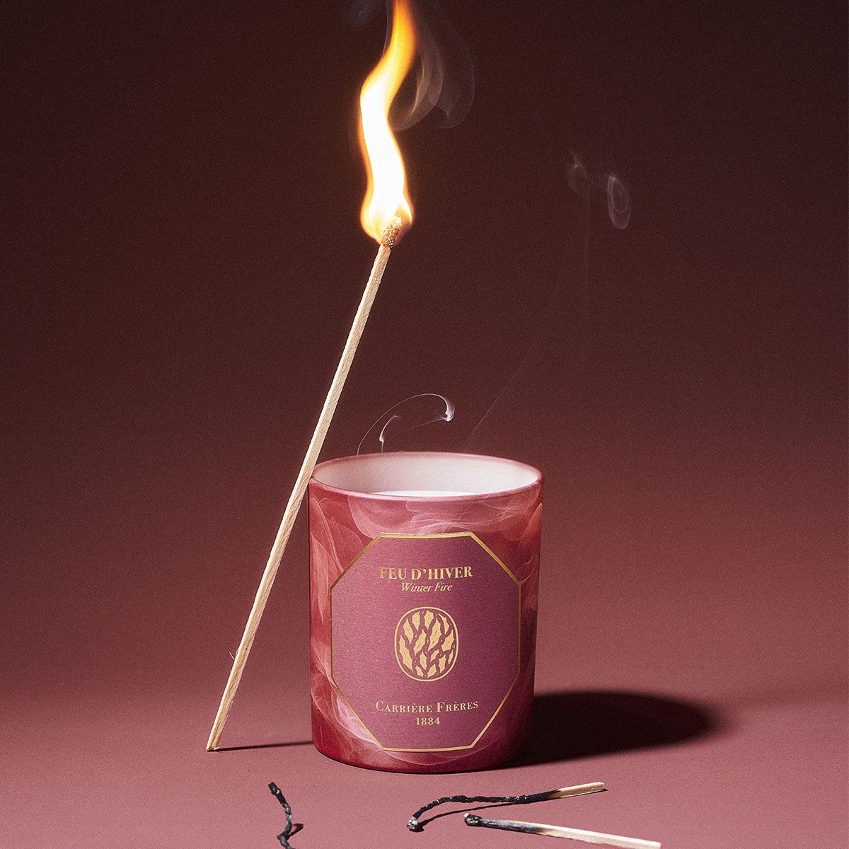 Carriere Freres Winter Fire Candle 185g