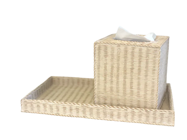 Rattan Weave Bathroom Tray