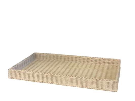 Rattan Weave Bathroom Tray