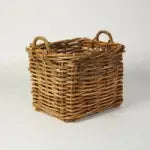 Alamo large HEAVY DUTY CANE RECTANGULAR BASKET