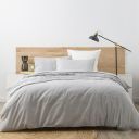 Chambray Washed Cotton Quilt Cover Set KING