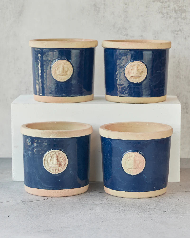 Kew Gardens Herb Pot Navy Blue