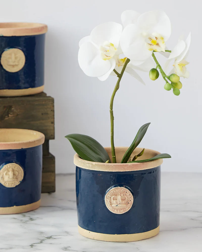 Kew Gardens Herb Pot Navy Blue