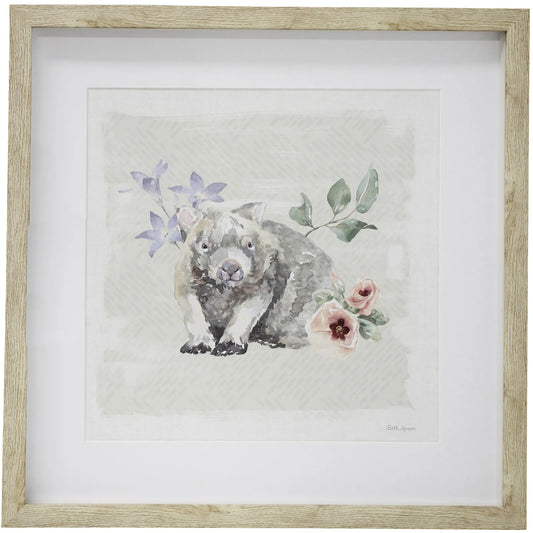 Framed Print Wombat