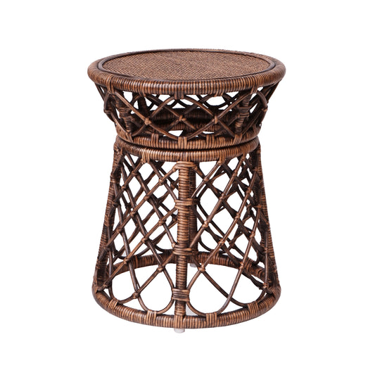 Side Table- Beaux Dark Rattan