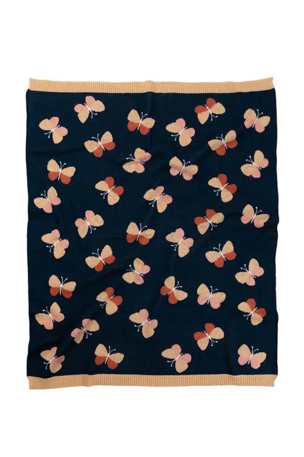 Beau Butterfly Baby Blanket