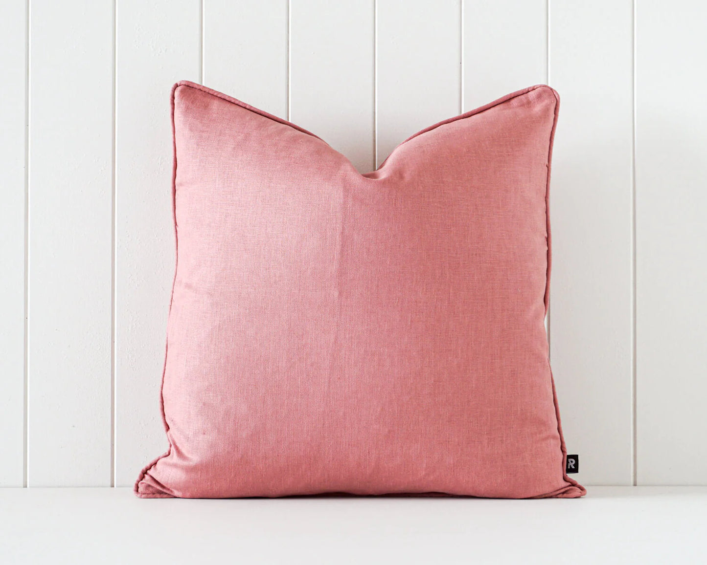 Salmon Cushion Cover Linen 50x50