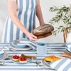 Tablecloth Chambray Stripe 150x320cm