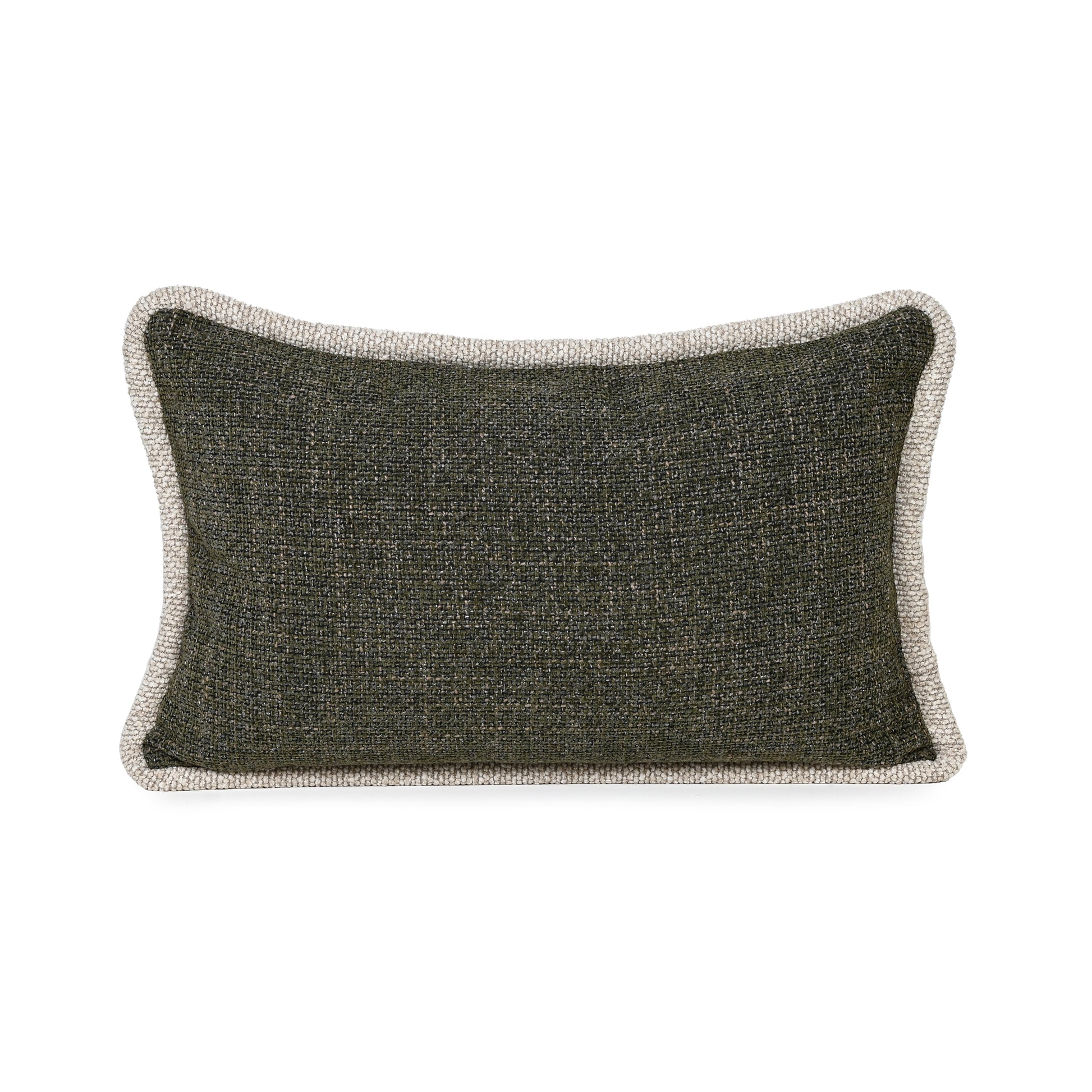 Woven Moss Fabric Cushion Lumbar