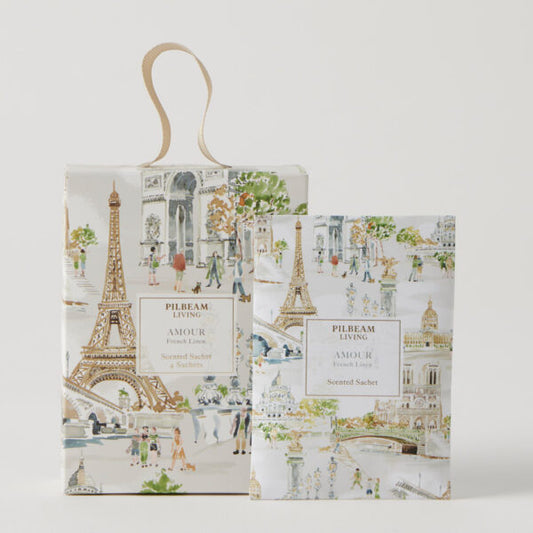 Amour French Linen SCENTED MINI SACHETS 4X10G