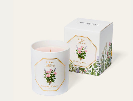 Carriere Freres Rose Mint Candle