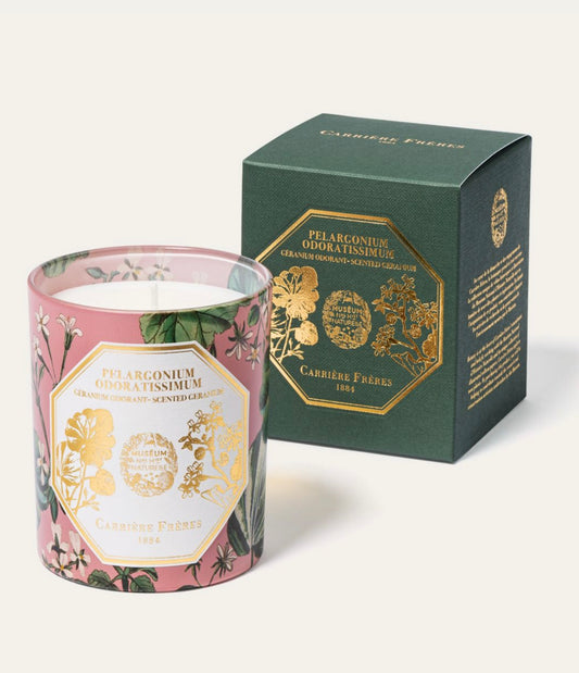 Carriere Freres Museum Geranium Candle