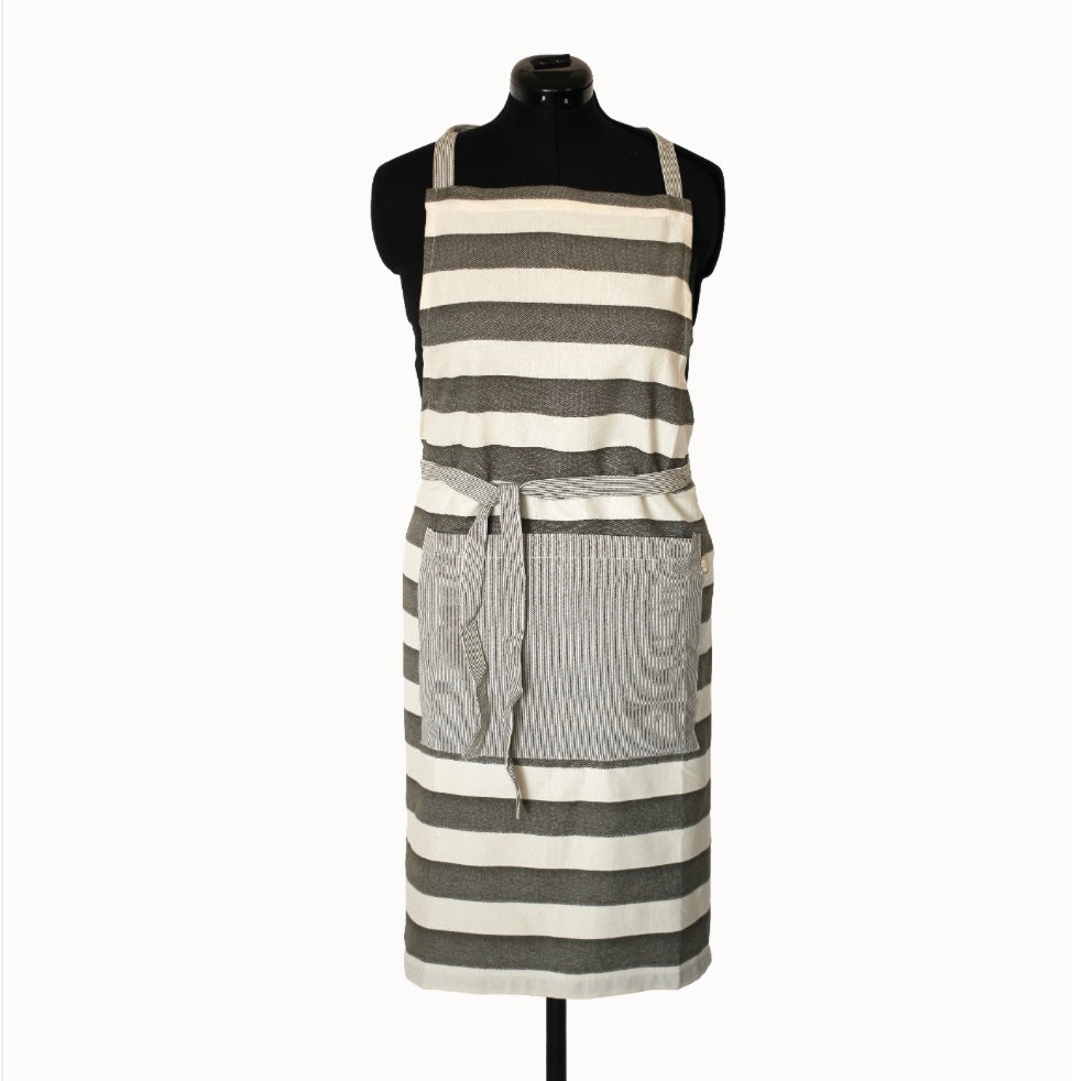 Apron Stripe Deep Green