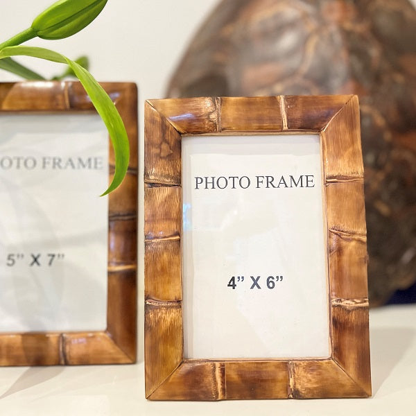 Frame Metal & Bamboo Small 10x15cm