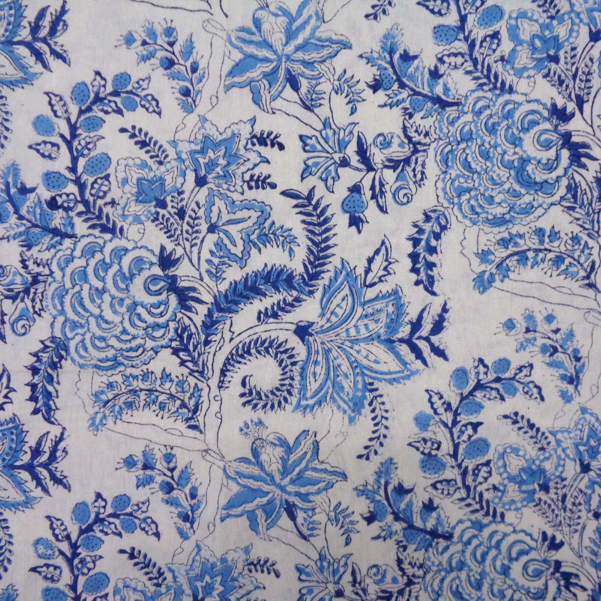 Block Print Tablecloth Bela 180x270cm Blue