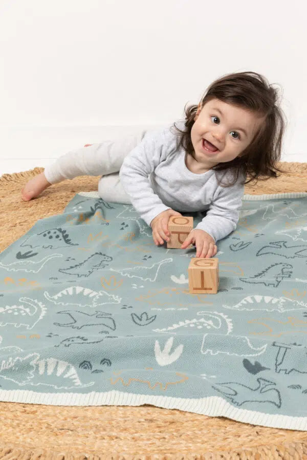 Jurassic Baby Blanket