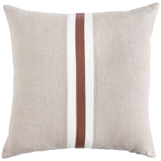 Montana Linen Leather Stripe 50X50cm