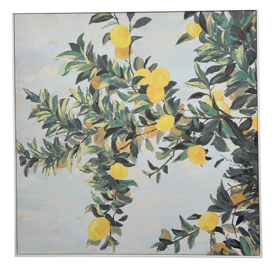 Art Lemon Zest Canvas 120 x 120cm