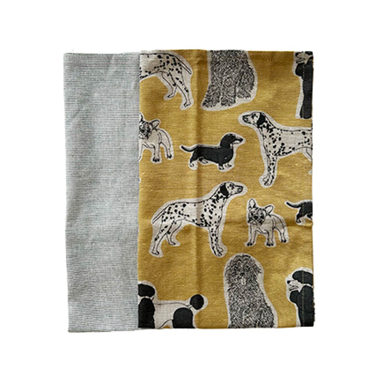 Woof Tea Towel Set of Two Yellow Sunset