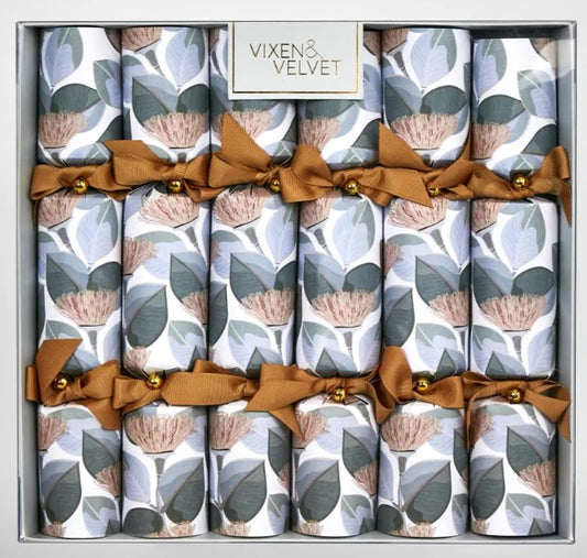 Christmas Bon Bon Eucalyptus Crackers (Set 6)