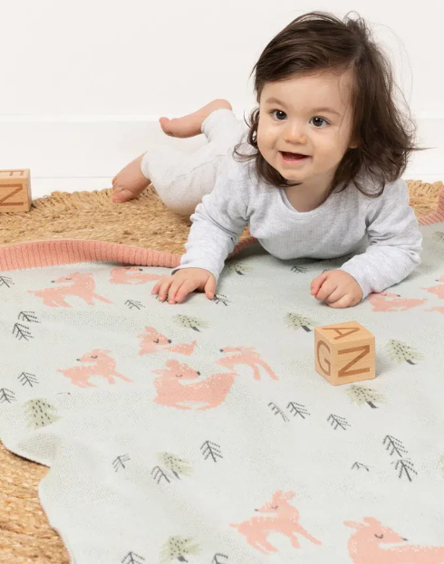 Delilah Deer Baby Blanket