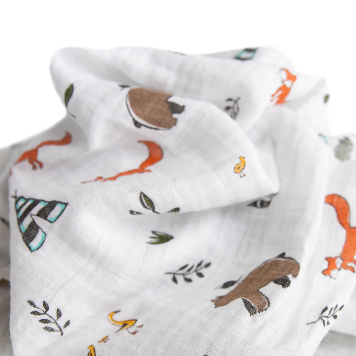 Swaddle Cotton/Muslin Forest Friends 3pk