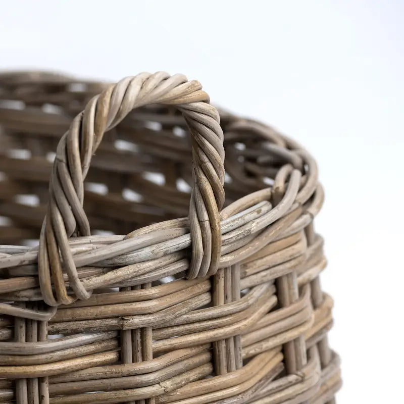 Moroc Herringbone Weave Basket