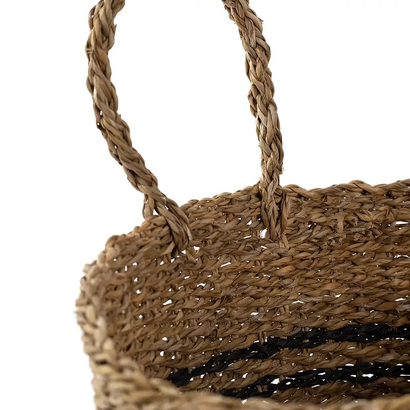 Positano Banded Seagrass Tote