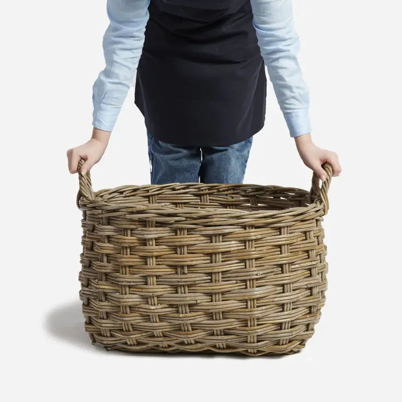 Moroc Herringbone Weave Basket