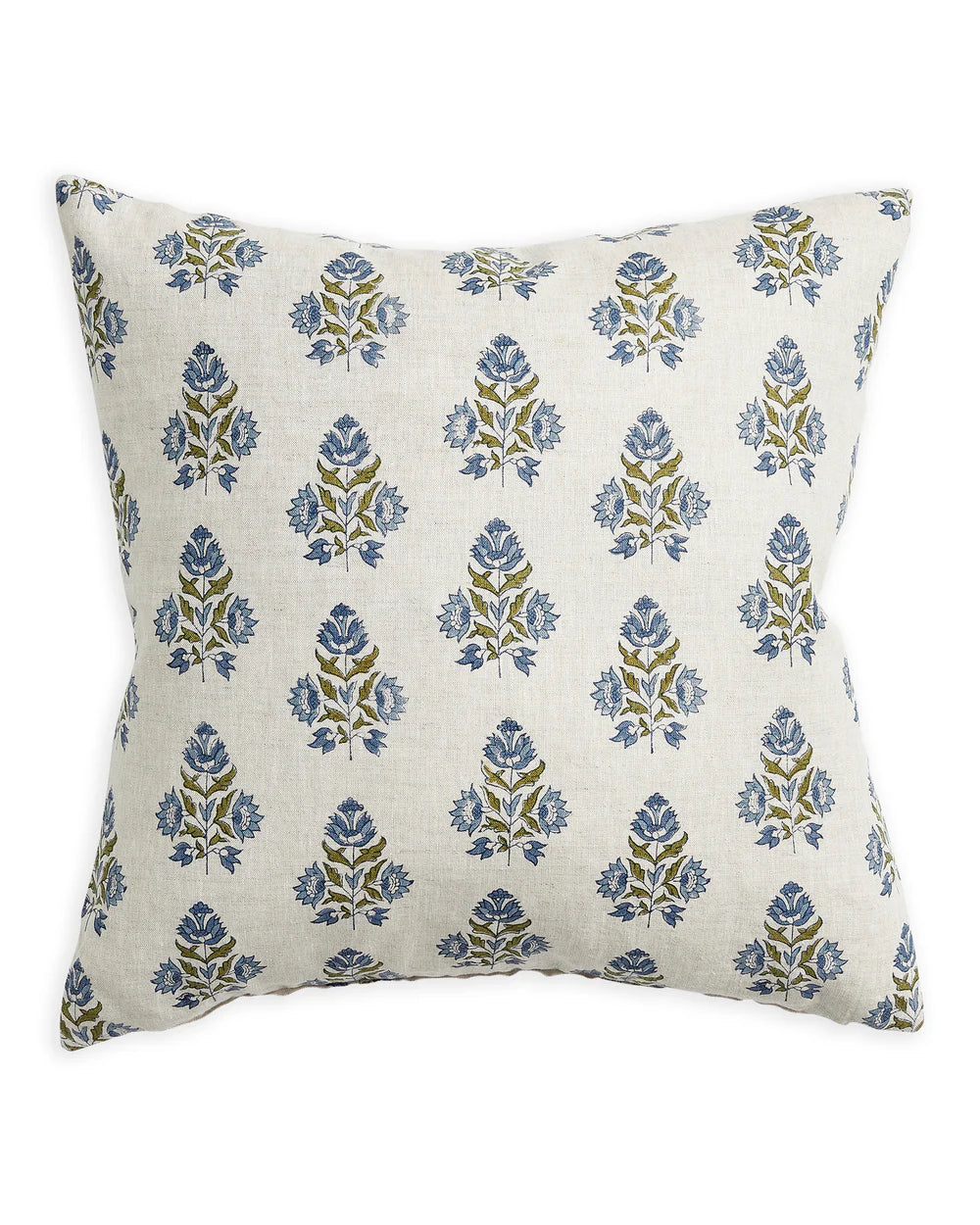 Ankara Moss Azure Cushion 50x50