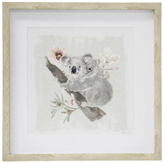 Framed Print Koala Mother & Baby