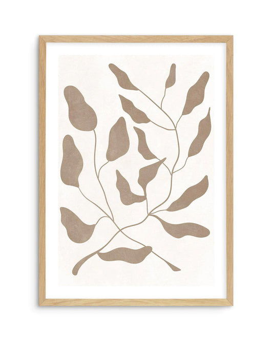 Botanica #1 in Bronze Art Print - 50x70 cm