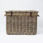 New England Medium LIDDED ROPE AND KUBU HAMPER