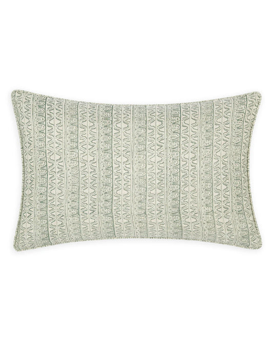 Corfu Inverse Celadon Cushion 35x55cm