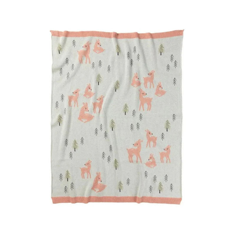 Delilah Deer Baby Blanket