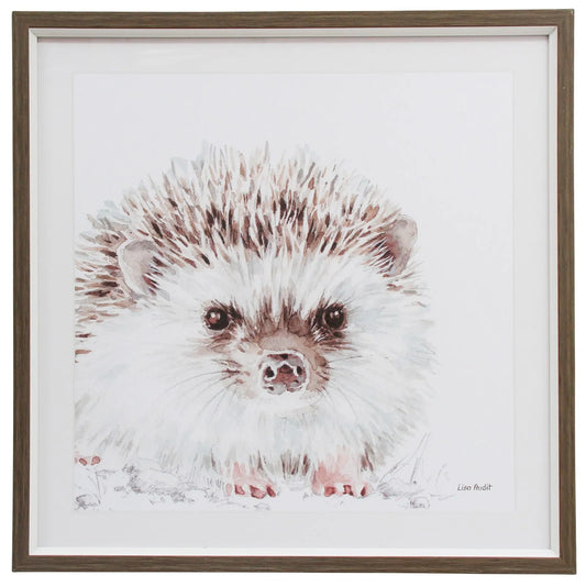 Framed Print Hedgehog Friend