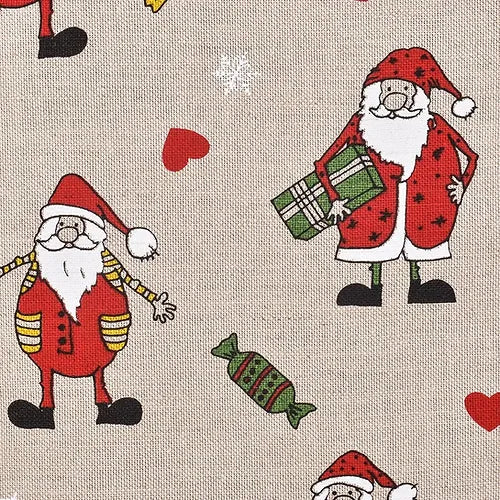 Christmas Santa Candy Tea Towel