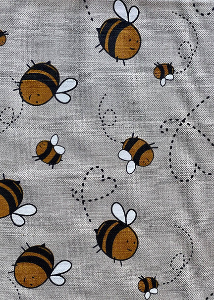 Busy Bee Linen Tea Towel