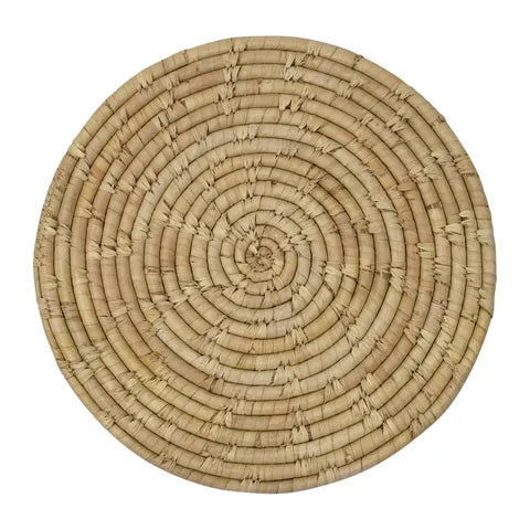 Placemat - Natural Kojo Date Leaf ROund 35cm